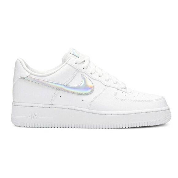 NIKE Air Force 1 Low "Iridescent Swoosh" Sneakers Size 9.5 - Picture 1 of 9